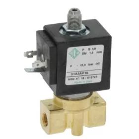   ODE 3-járatú Mágnesszelep - ø 1/8", 24V DC, 8W - Kávégépekhez (31A3AV15)