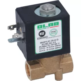 Kávégép olab 2-ÚTÚ mágnesszelep ∅ 1/4'F 230V