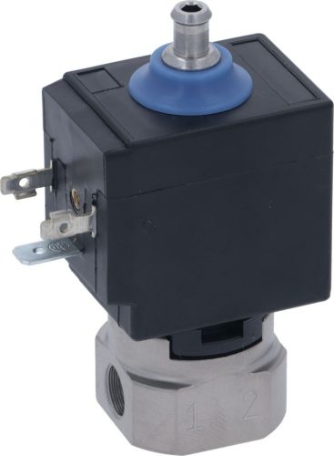 SOLENOID SZELEP 3-ÚTÚ ROZSDAMENTES ACÉL NAGY. 1/8F