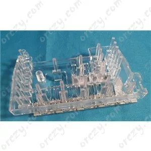 Közdarab plexi (gombokkal) AEG szárítógép