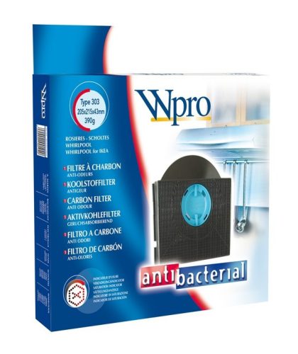 Wpro Antibakteriális Aktívszénszűrő CHF303, 481281718532, típus 303 - CHF303 / 1 484000008581