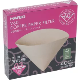 Hario kávégép kúpos szűrők 1-6 csésze 40 db
