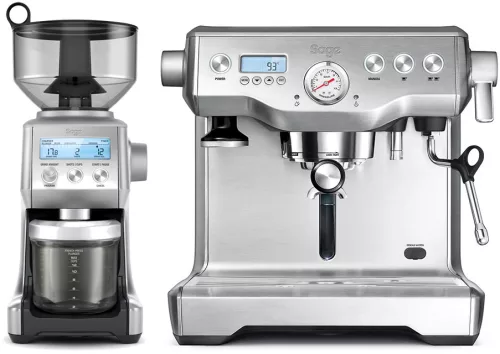 SAGE Dual Boiler™ BES920 Profi kávéfőző + Smart Grinder™ Pro BCG820 őrlő szett