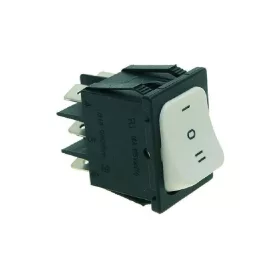 Fehér hárompólusú kapcsoló 10A 120V
