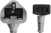 Tápkábel Bosch / Siemens Készülékekhez – UK Csatlakozó (Type G) – 1,75 m – Szürke (12005926 kompatibilis)