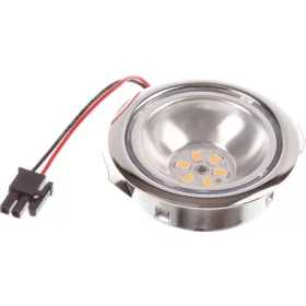 LED Világítás Modul Bosch / Siemens Páraelszívóhoz – Kerek, Króm – 12V 2.1W (00631044 kompatibilis)