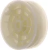 Szíjfeszítő Görgő Bosch Szárítógéphez – 62 mm – Bordázott felület (00600436 kompatibilis)