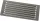 Szellőzőrács Bosch / Siemens Beépíthető Mikrohullámú Sütőhöz – Inox – 248 x 100 mm (00440613 kompatibilis)