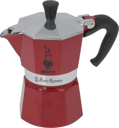 MOKA EXPRESS 3 CSÉSZE PIROS BIALETTI