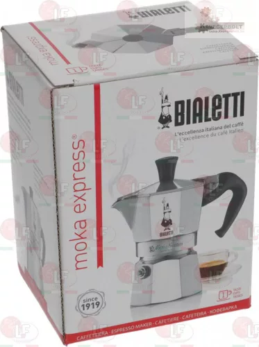 Bialetti Moka Express kotyogós kávéfőző, 1 csészés (1228011)