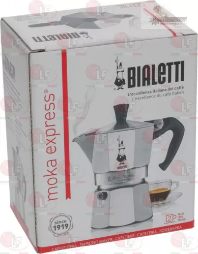 Bialetti Moka Express kotyogós kávéfőző, 2 személyes (0001168 / 1168)