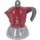 BIALETTI kávégép moka indukciós 2 csésze piros
