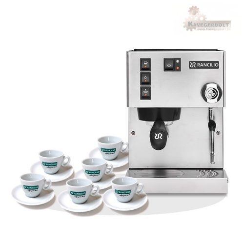 Rancilio Silvia V6 E kávégép + 6 csésze