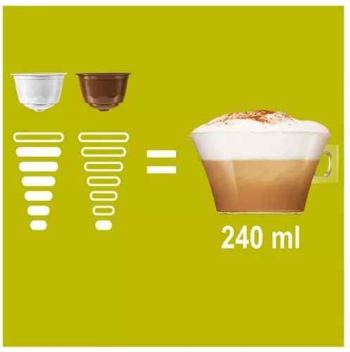 NESCAFÉ Dolce Gusto Cappuccino Skinny Unsweetened kávékapszula, 8 adag (12382385)