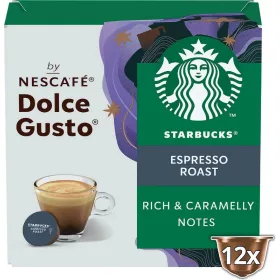   Starbucks® Espresso Roast by Nescafé® Dolce Gusto® kávékapszula, sötét pörköltésű, 12 db (12401257)