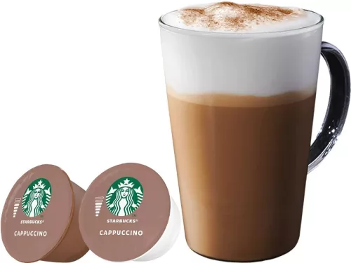 Starbucks Cappuccino kávékapszula, Nescafé Dolce Gusto kompatibilis, 12 db, 6 adag (12401283)