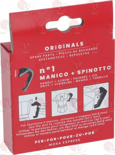 Bialetti Moka Express pótfogantyú 3/4 csészés kávéfőzőhöz (0800242)