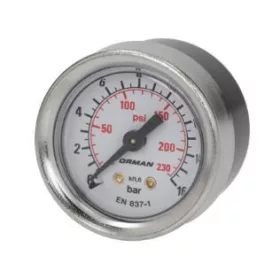 NYOMÁSMÉRŐ SZIVATTYÚ ø 41 mm 0÷16 bar