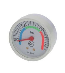 Kazán nyomásmérő ø 57 mm 0÷2.5 bar