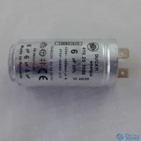   Electrolux Szárítógép Kondenzátor – 6µF, Fémházas – AEG, Zanussi, Arthur Martin (1256418102)