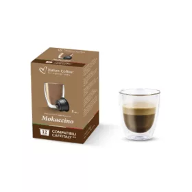 Italian Coffee Mokaccino kávékapszula, Caffitaly/Cafissimo kompatibilis, 12 db (12CFBOX_MOKAC)