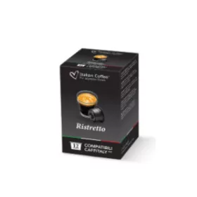Italian Coffee Ristretto kávékapszula, Caffitaly / Cafissimo kompatibilis, 12 db (12CFBOX_RISTRETTO)