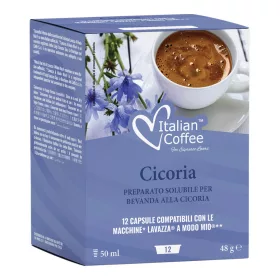   Italian Coffee Cicoria cikória kapszula, Lavazza A Modo Mio kompatibilis, 12 db (12MMIC_CICORIA)