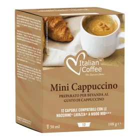 Italian Coffee Mini Cappuccino Lavazza A Modo Mio kompatibilis kapszula, 12 db (12MMIC_MINICAPP)