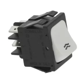 FEHÉR BIPOLÁRIS NYOMÓGOMB 16A 250V