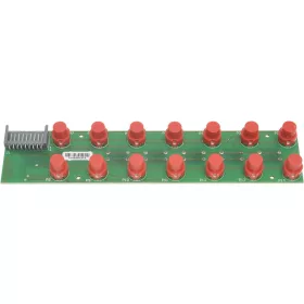 Necta Nyomógomb Panel – 14 gombos, 187x40 mm – Brio 3 széria (5166581312)