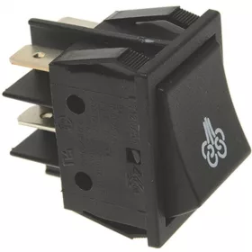 BIPOLÁRIS KAPCSOLÓ FEKETE 16A 250V
