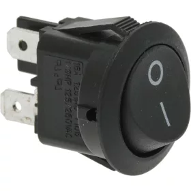 Kávédaráló kapcsoló 1-POLE fekete ø 20 mm