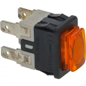 Kávégép bipoláris kapcsoló narancssárga 16A 250V