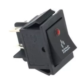 BIPOLÁRIS KAPCSOLÓ FEKETE 16A 250V