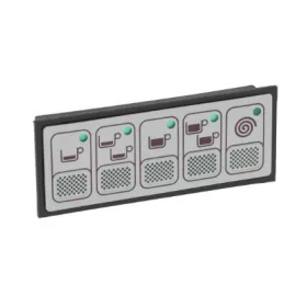 NYOMÓGOMBOS PANEL 5 GOMB