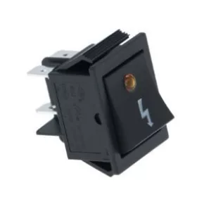 FEKETE BIPOLÁRIS KAPCSOLÓ 16A 250V