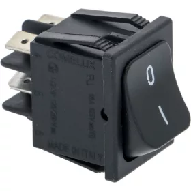 KÉTPÓLUSÚ KAPCSOLÓ FEKETE 16A 250V