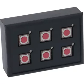 BFC kávégép NYOMÓGOMBOS panel 6-BILLENTYŰS KÉK LED