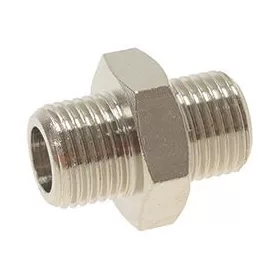 CSATLAKOZÓ ø 1/8'M-1/8'M NIKKELEZETT