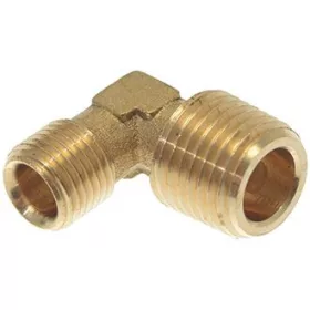 Sárgaréz L-alakú Csatlakozó – 1/4"M x 10mm – Kávégépekhez és Ipari berendezésekhez (1349081)
