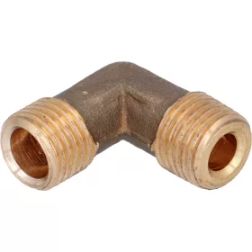 L-ALAKÚ CSATLAKOZÓ ø 1/4'M-1/4'M GÁZ M4