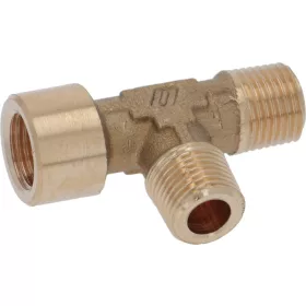   Kávégép t-alakú csatlakozás ø 1/8'M-1/8'M-1/8'F OT57