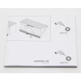 Electrolux / AEG Mosogatógép Beépítő Sablon – Bútorlap rögzítéshez – ZDT26001FA, ESL5330LO (7321423900023)