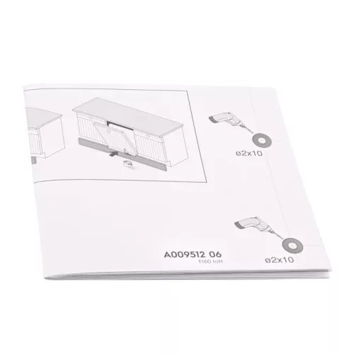 Electrolux / AEG Mosogatógép Beépítő Sablon – Bútorlap rögzítéshez – ZDT26001FA, ESL5330LO (7321423900023)