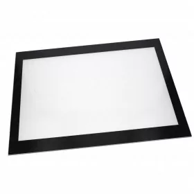   523x393 mm Üveg, ajtó, külső, fekete, (eredeti) ELECTROLUX tűzhely