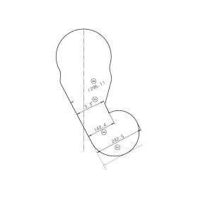 AEG / Electrolux Szigetelés – Aggregáttér burkolat, hátfalhoz – T8DBG széria (140041012109)