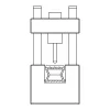 AEG / Electrolux Tömítőkeret – Elülső, külső, nagy – T8DBG48S széria (1366063111)