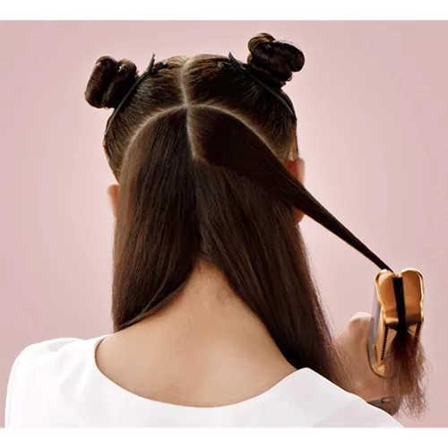 Dyson Airstrait Nedves-száraz Hajvasaló – 1600W, Amber Silk / Pink Champagne – Tárolódobozzal (Airstrait)