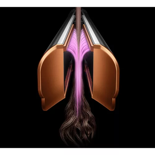 Dyson Airstrait Nedves-száraz Hajvasaló – 1600W, Amber Silk / Pink Champagne – Tárolódobozzal (Airstrait)