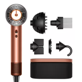 Dyson Supersonic Nural™ Hajszárító – Curly+Coily, Amber Silk / Pink Champagne – Intelligens fejbőrvédelem (HD16)